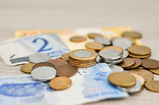 Money, Salary, Coins, Real, Notes