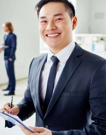 Portrait of a Singapore single professional